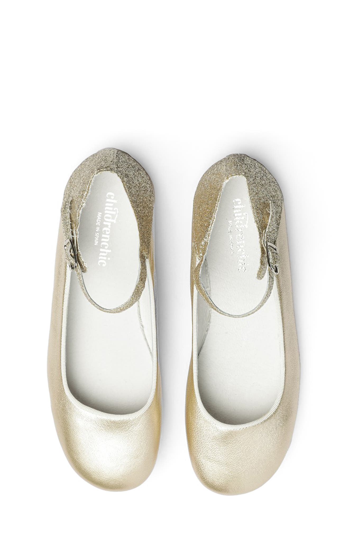 CHILDRENCHIC Kids' Two-Tone Mary Jane, Alternate, color, Gold