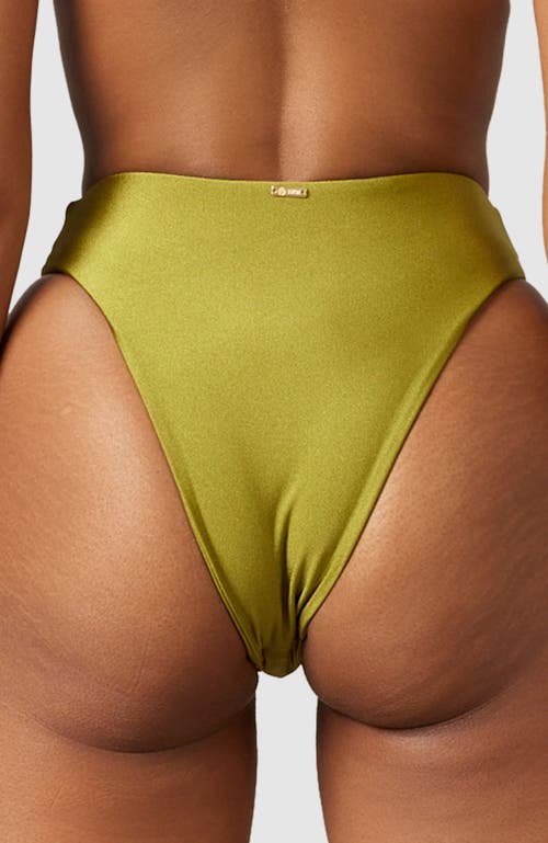 Mbm Swim Passion Bikini Bottom In Green