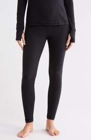 Lands' End High Waist Full Length Insulated Thermal Performance Leggings