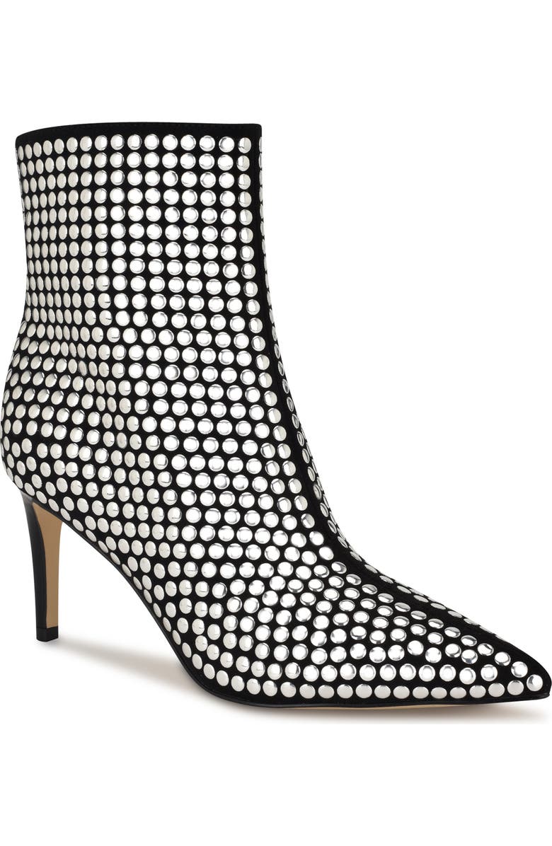 Nine West Kepord Pointed Toe Bootie, Main, color, Blk01