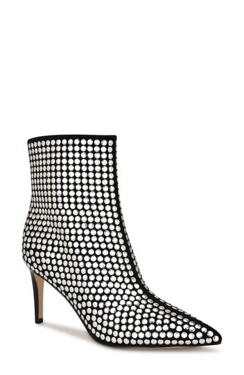 Nine West Kepord Pointed Toe Bootie In Black