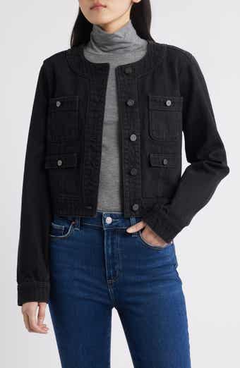 PAIGE Kiya Crop Denim Jacket