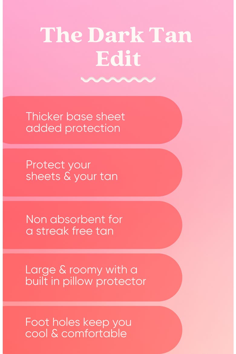 Self Tan Sleep Sac for Dark Tanner, Alternate, color, PINK