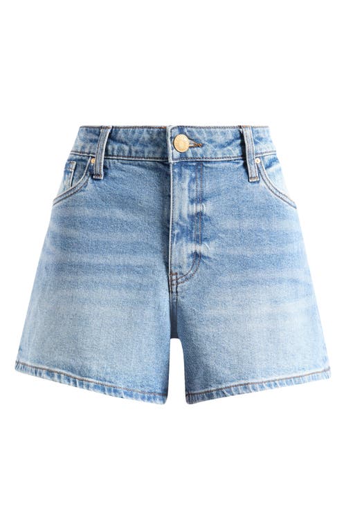 Kut From The Kloth Jane High Waist Denim Shorts In Distinguished Blue