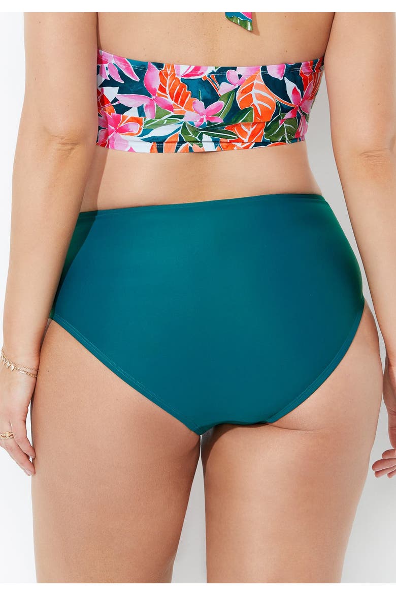 High Waist Sash Bikini Bottom, Alternate, color, Multi Diagonal