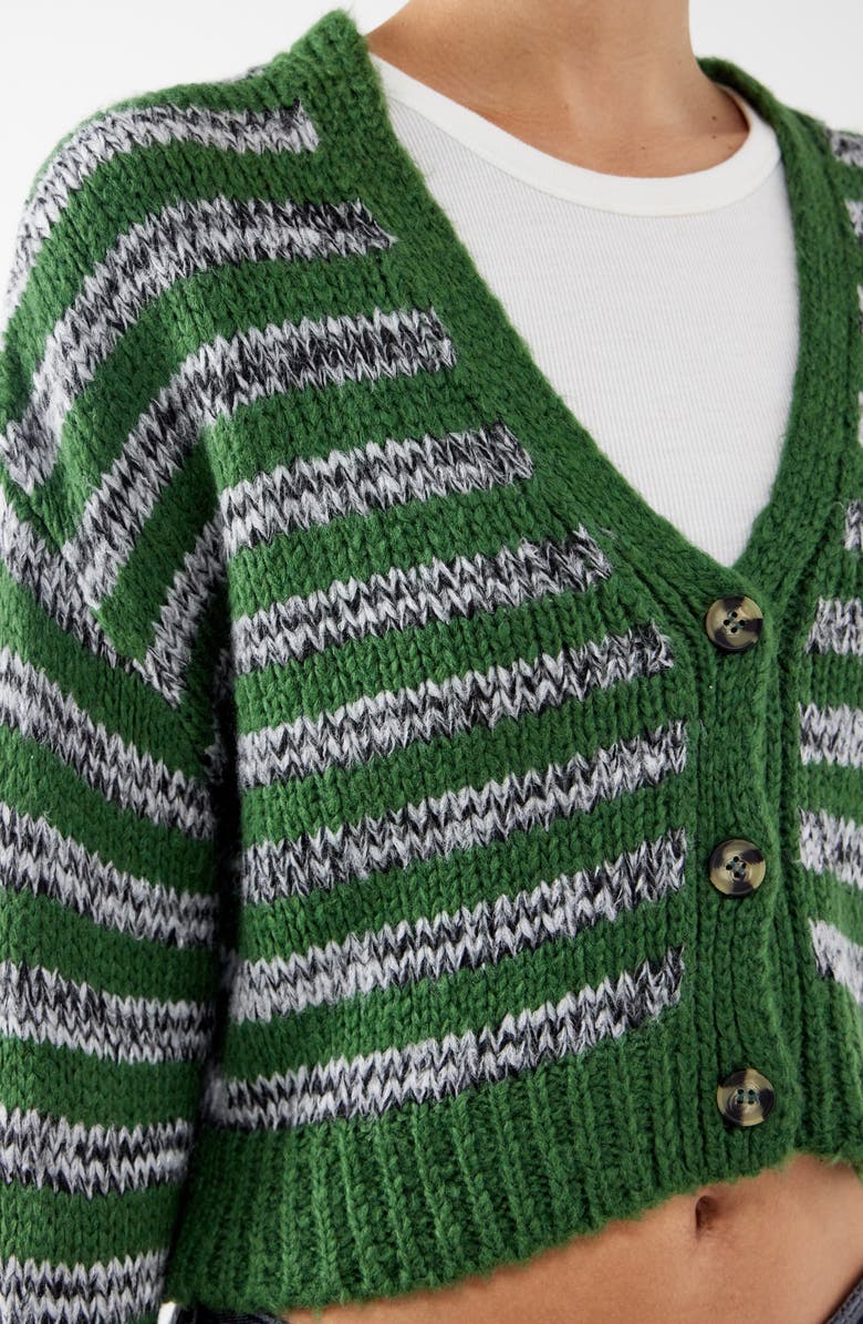 BDG Urban Outfitters Laguna Stripe Crop Cardigan, Alternate, color, 