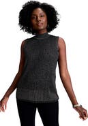 Jessica London Ribbed Sleeveless Shell