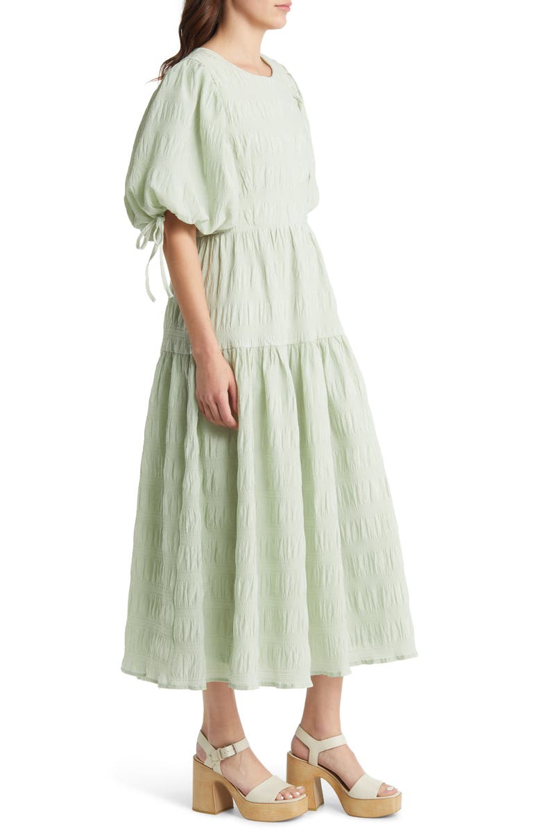 MOON RIVER Woven Textured A-Line Dress, Alternate, color, 