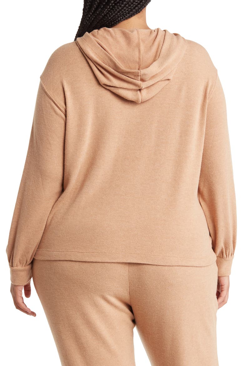 Kangaroo Pocket Hoodie, Alternate, color, WILD OAK