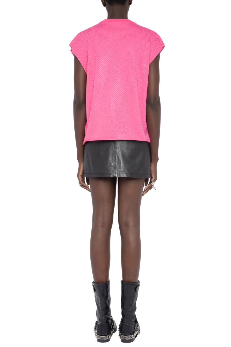 Cloe Strass Crystal Embellished Dolman Sleeve Top, Alternate, color, LADY