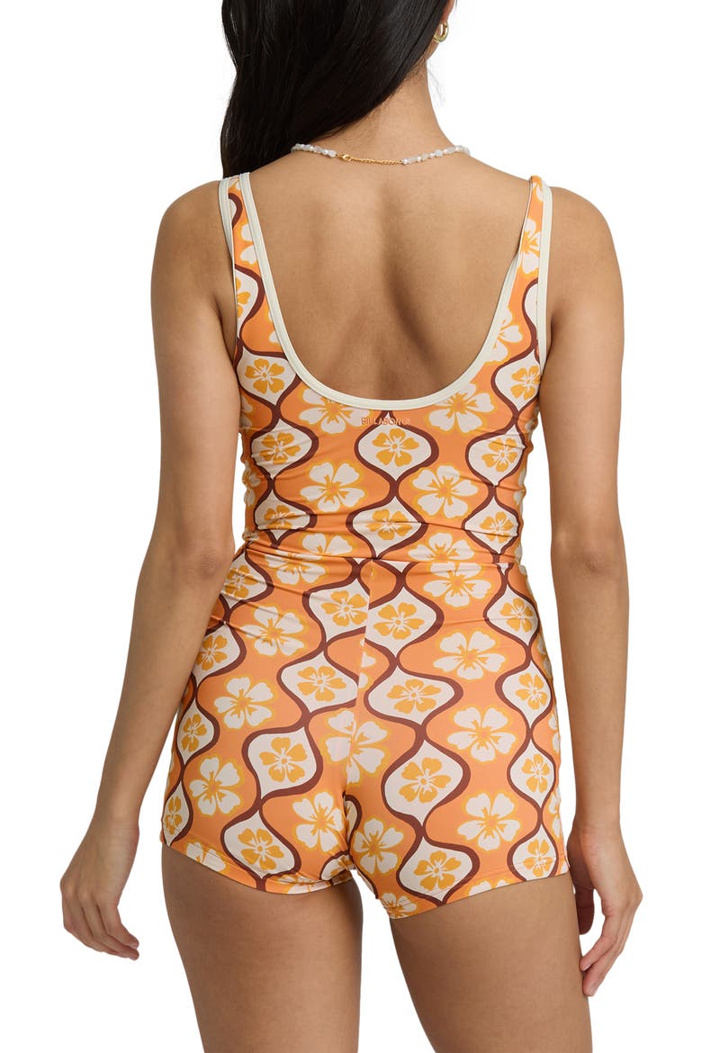 Sol Groove One-Piece Surf Swimsuit, Alternate, color, TANGERINE