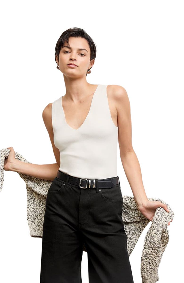 M.M.LaFleur Alecia V-Neck Tank - Eco 365Knit, Alternate, color, 
