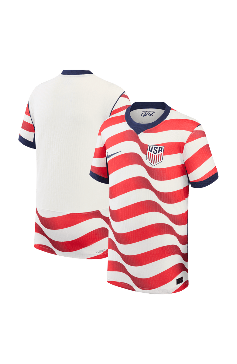 Nike Youth Nike White USMNT 2026 Home Match Authentic Jersey, Main, color, White