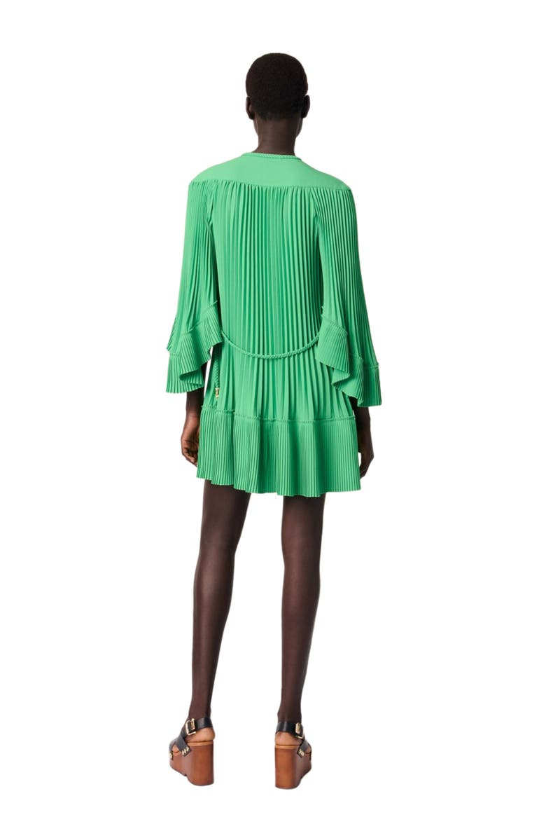 maje Mini pleated dress, Alternate, color, 