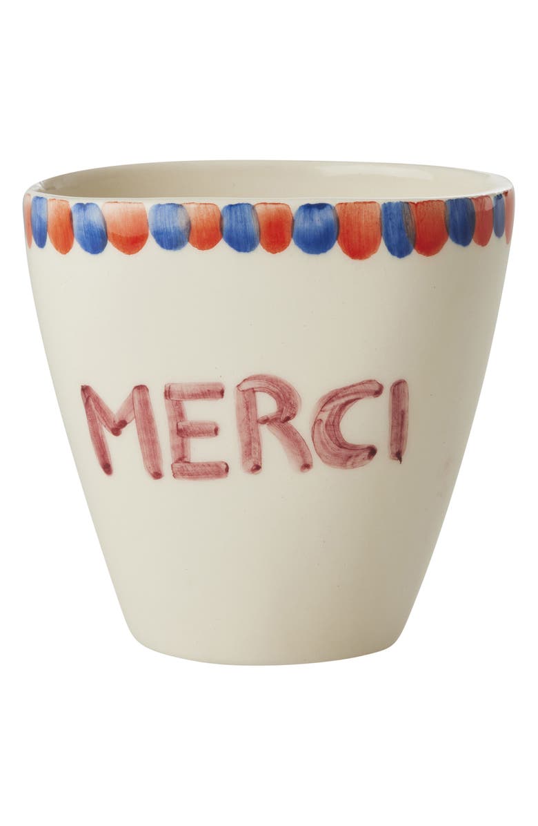 Rice by Rice Set of 6 Hand-Painted Ceramic Cups, Main, color, Multi