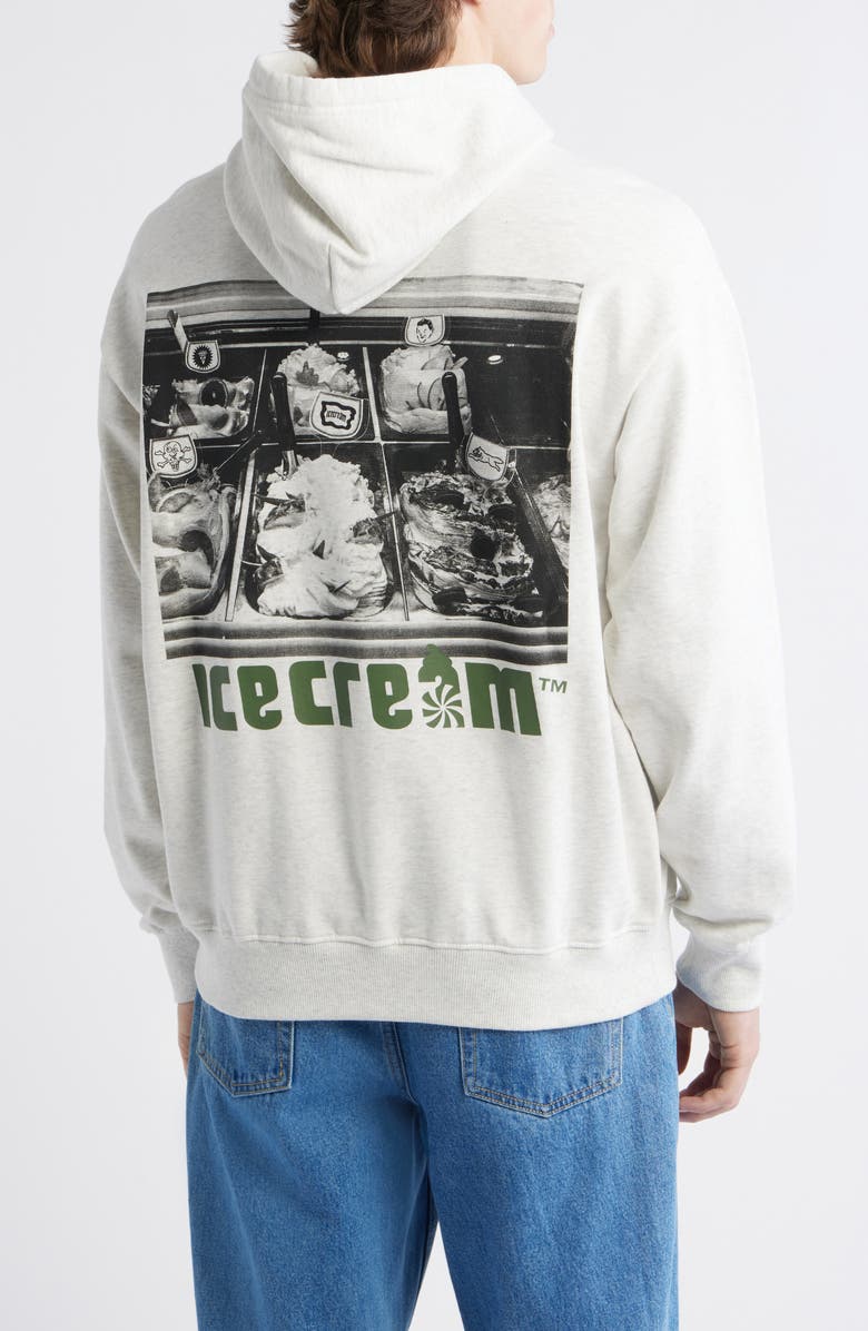 ICECREAM Display Graphic Hoodie, Alternate, color, Light Heather Gray