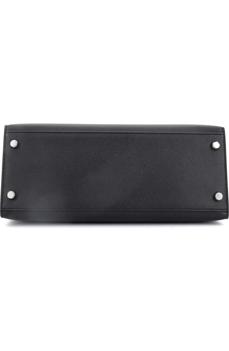 Pre-Owned Hermes Kelly Handbag Black Epsom with Palladium Hardware 28, Alternate, color, Noir