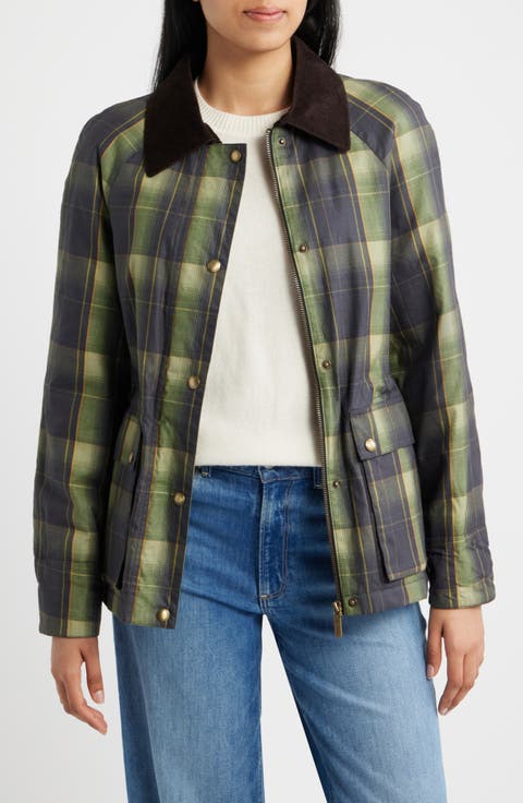 Plaid Print Jacket