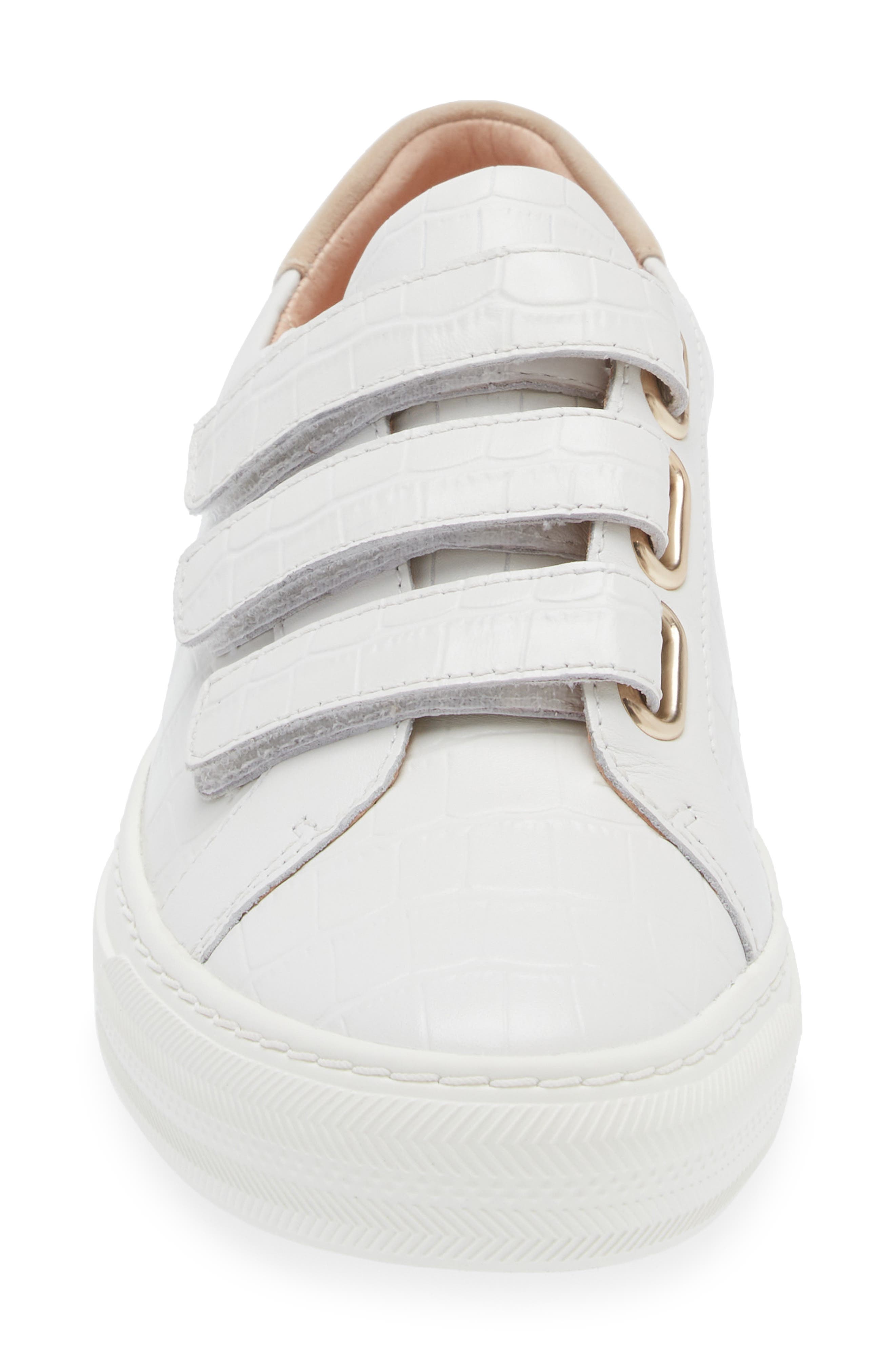 Archer Platform Sneaker, Alternate, color, WHITE CROC