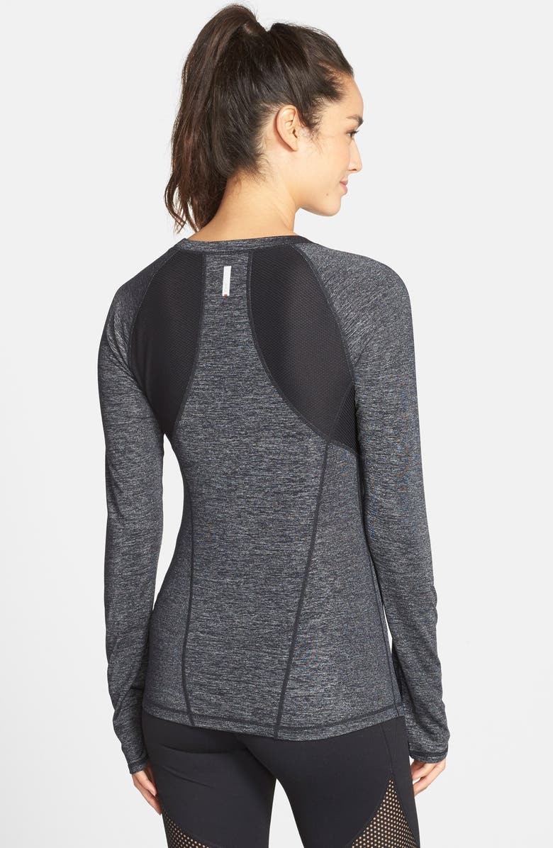 Zella 'Breathless' Long Sleeve Tee, Alternate, color,