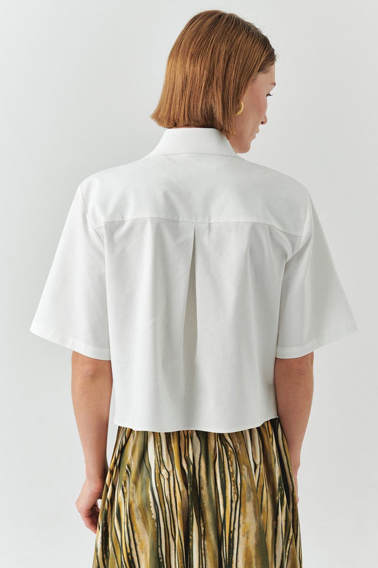 Marilyn Short Sleeve Shirt, Alternate, color, ECRU
