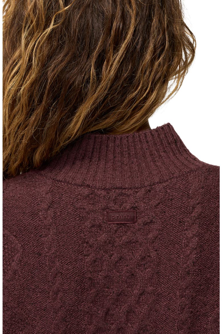 Amber Mountain Cable Sweater, Alternate, color, CACAO