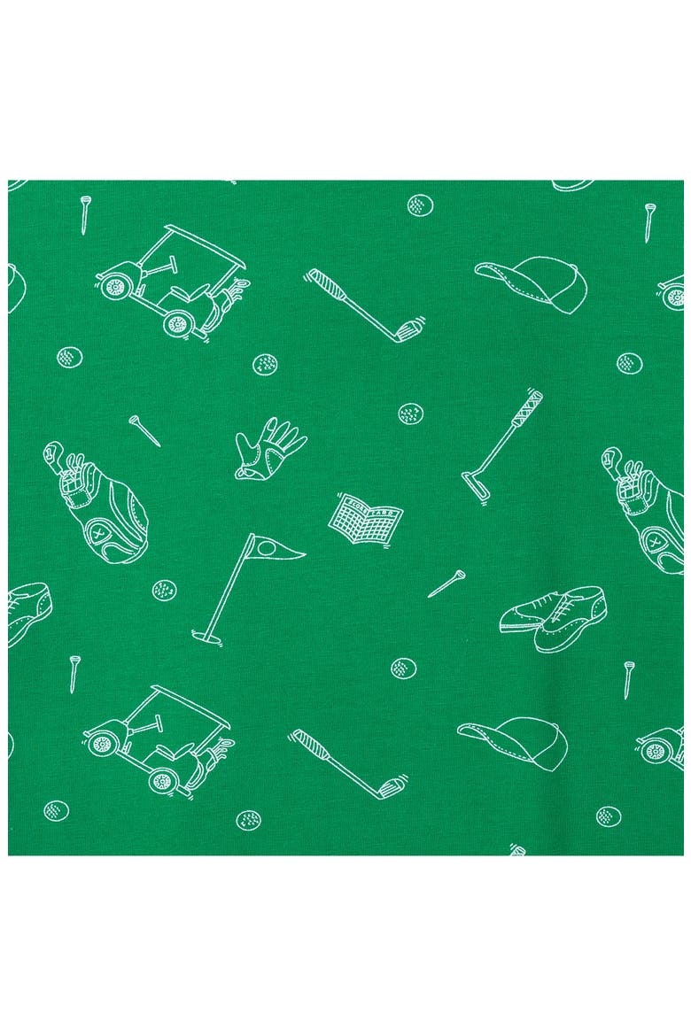 Kids' Short Sleeve Button-Up Shirt, Alternate, color, GREEN GOLF