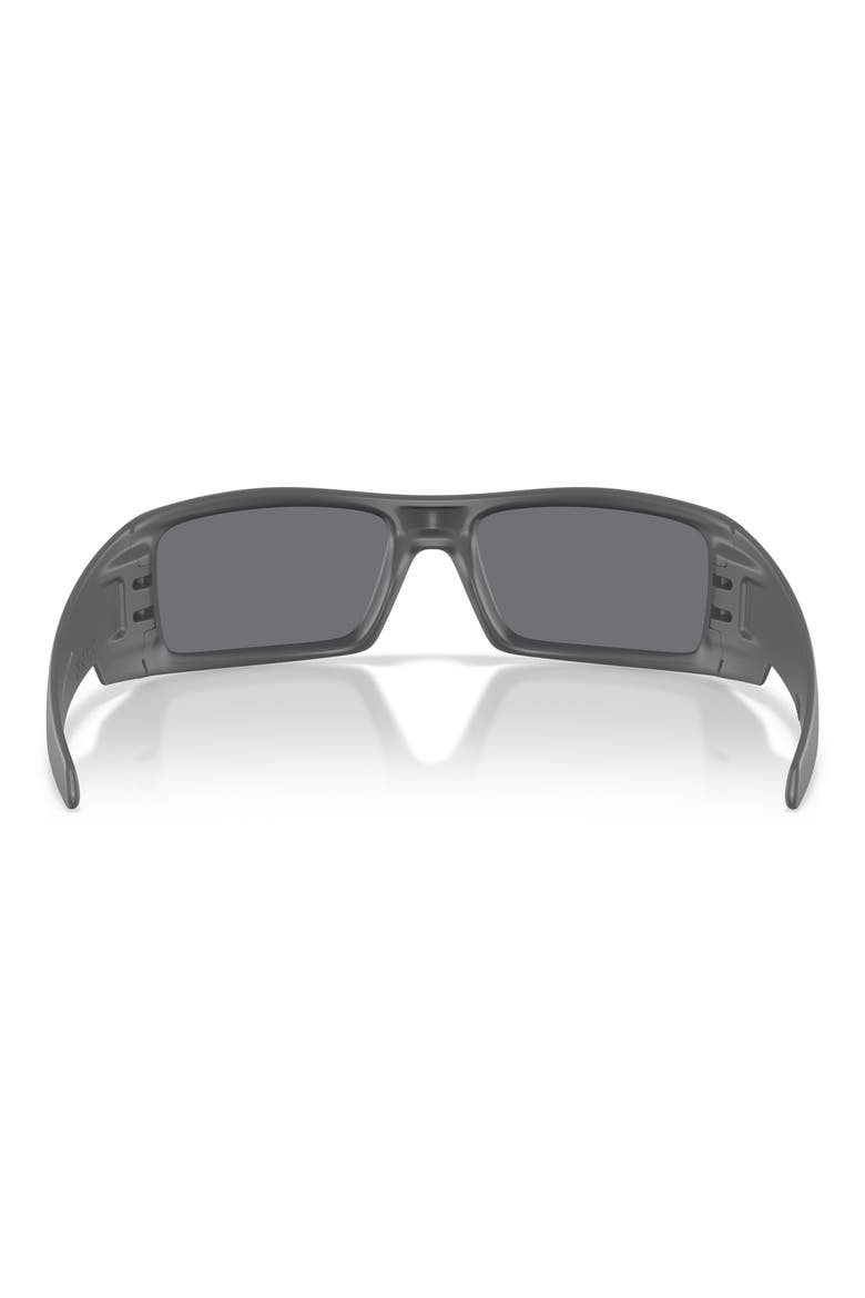 60mm Gascan Rectangle Sunglasses, Alternate, color, MATTE CARBON / GREY