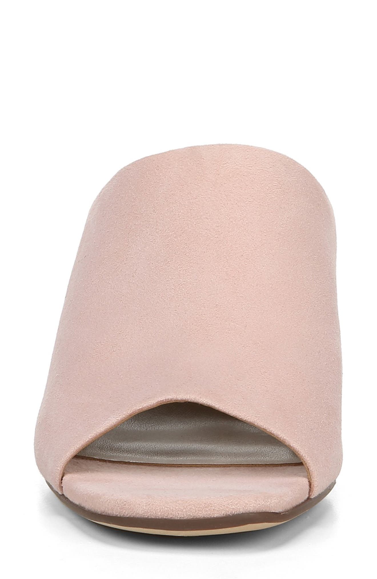 Zaya Wedge Slide Sandal, Alternate, color, ROSE PINK LEATHER