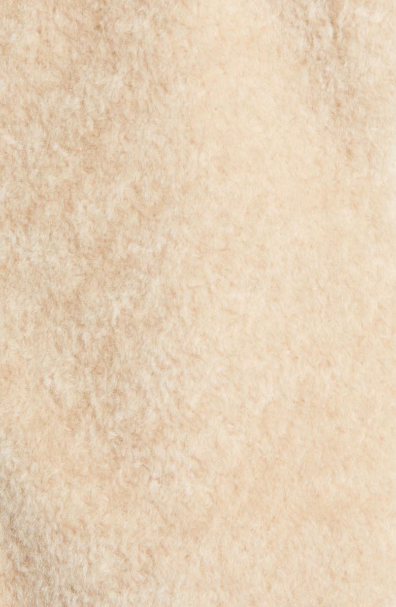 Derek Lam 10 Crosby Genuine Shearling & Fox Fur Coat, Alternate, color, 