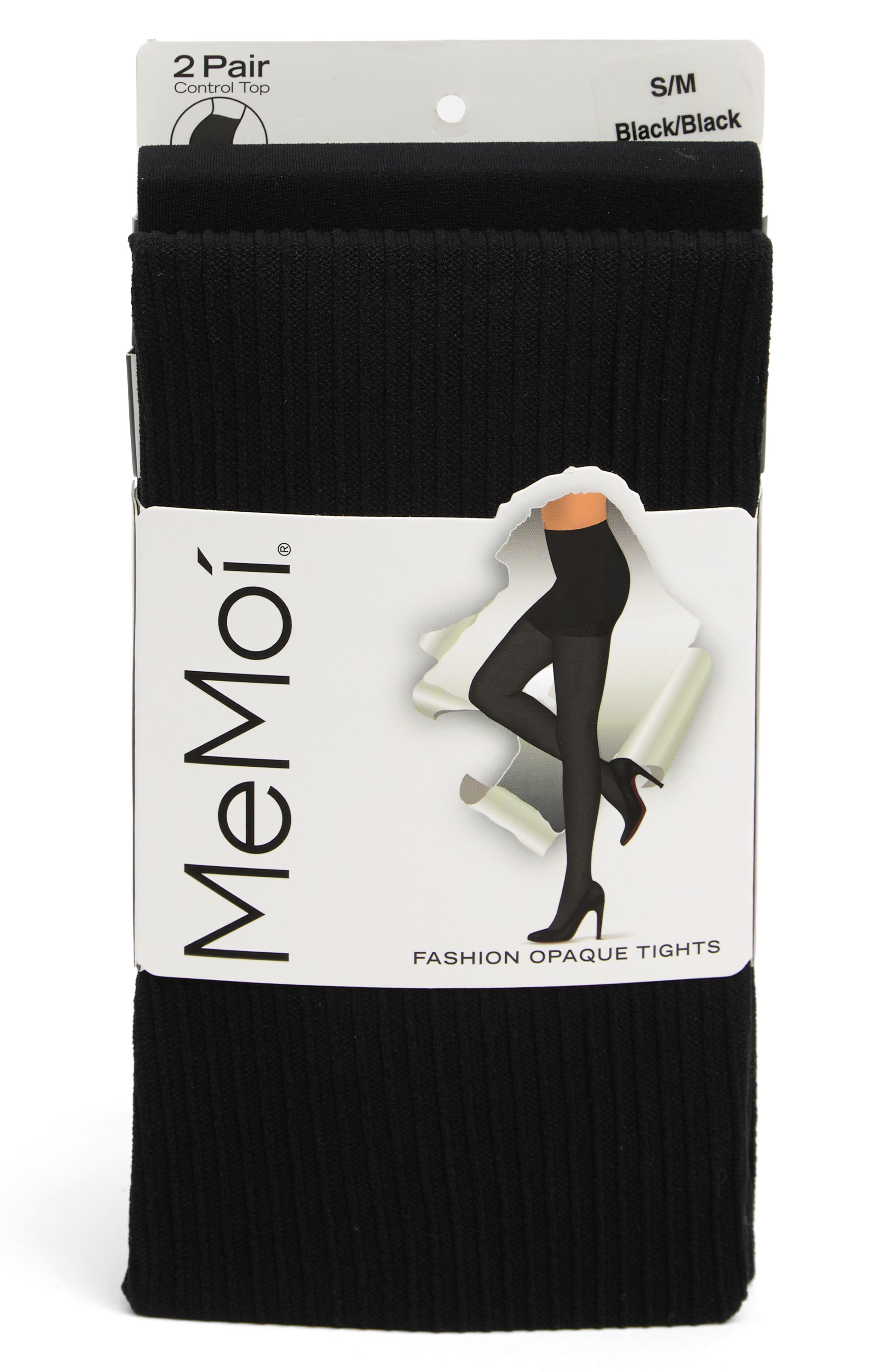 MeMoi Flat & Rib 2-Piece Tights Set