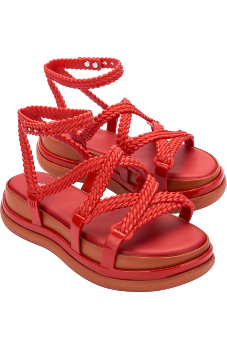 Melissa Buzios Braided Platform Sandal, Main, color,