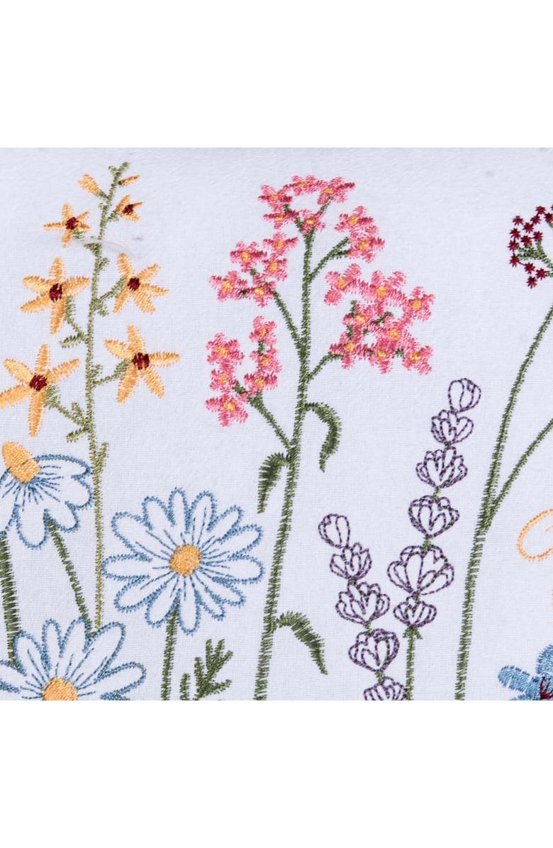 C&F Home Botanical Garden Embroidered Throw Pillow, 12" x 12", Alternate, color, Purple