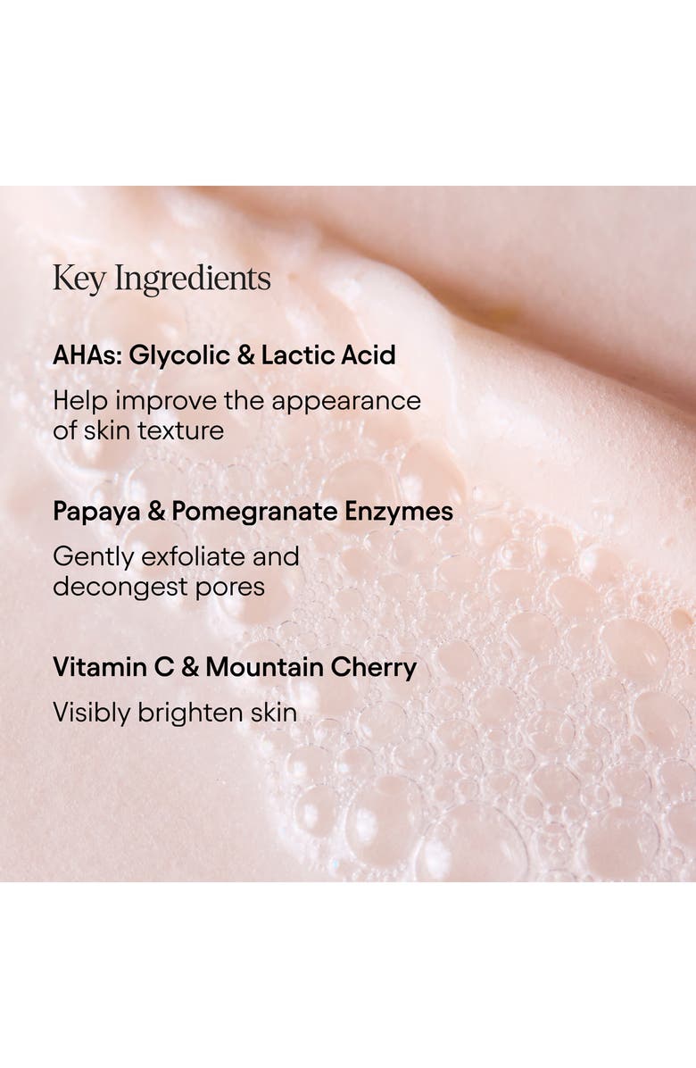Alpyn Brightening Bubbling Cleanser with AHAs & Fruit Enzymes, Alternate, color, 