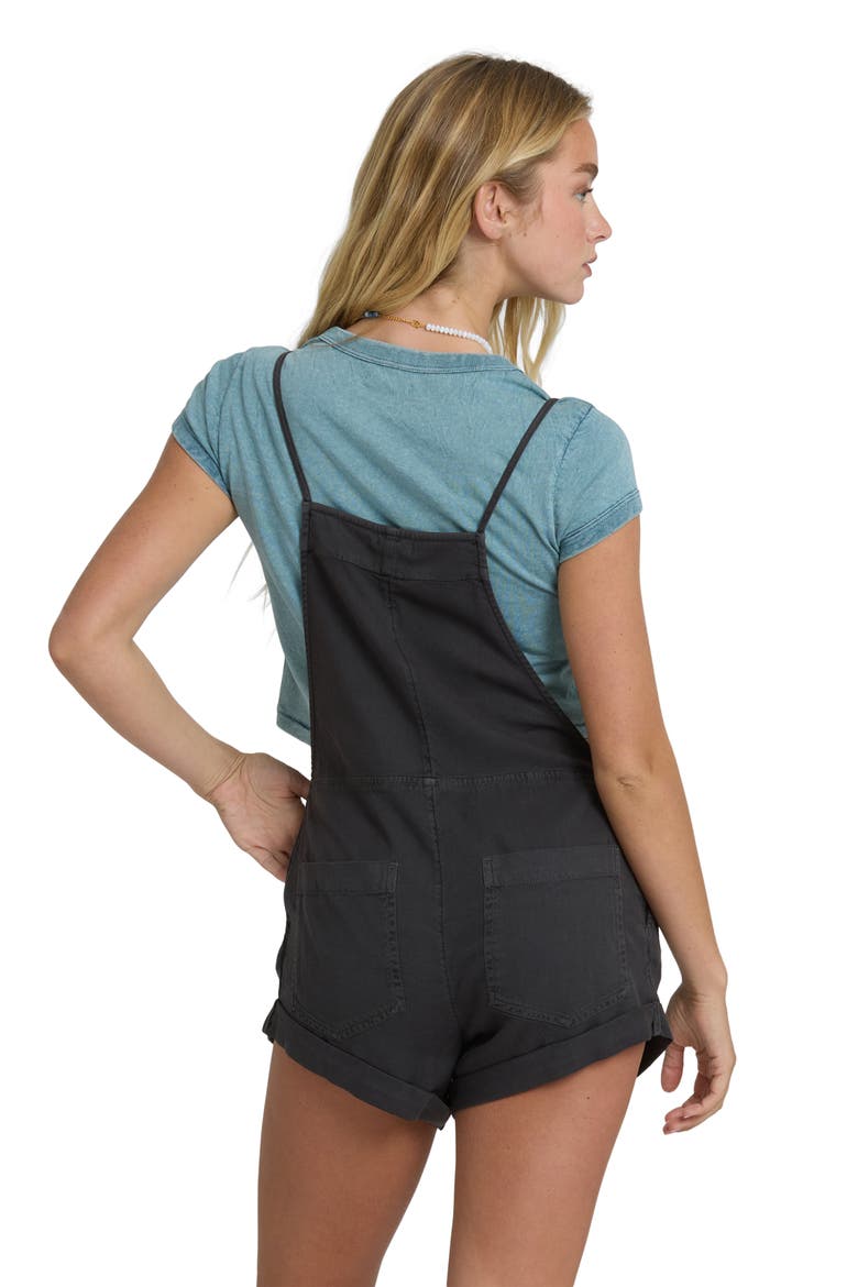 Wild Pursuit Short Overalls, Alternate, color, OFF BLACK