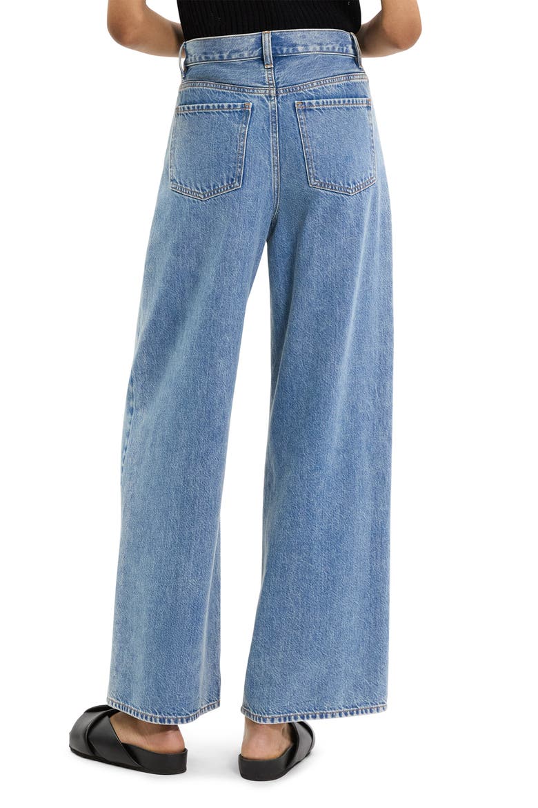Relaxed Fit High Waist Wide Leg Jeans, Alternate, color, ICE BLUE