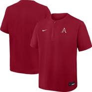Nike Men's Nike Cardinal Arkansas Razorbacks Dri-FIT Quarter-Zip Windshirt