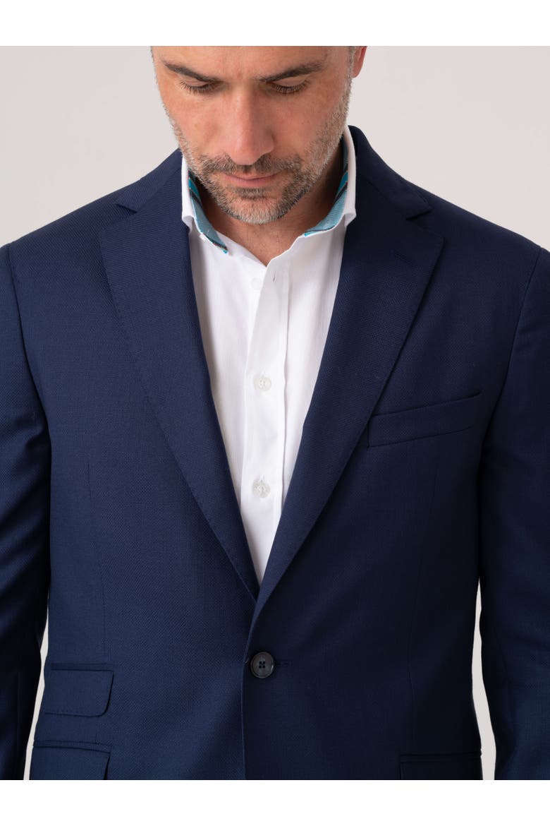 Classic Tailored Wool Blazer, Alternate, color, Navy