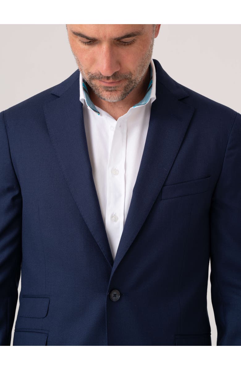 Koy Clothing Classic Tailored Wool Blazer, Alternate, color, Navy