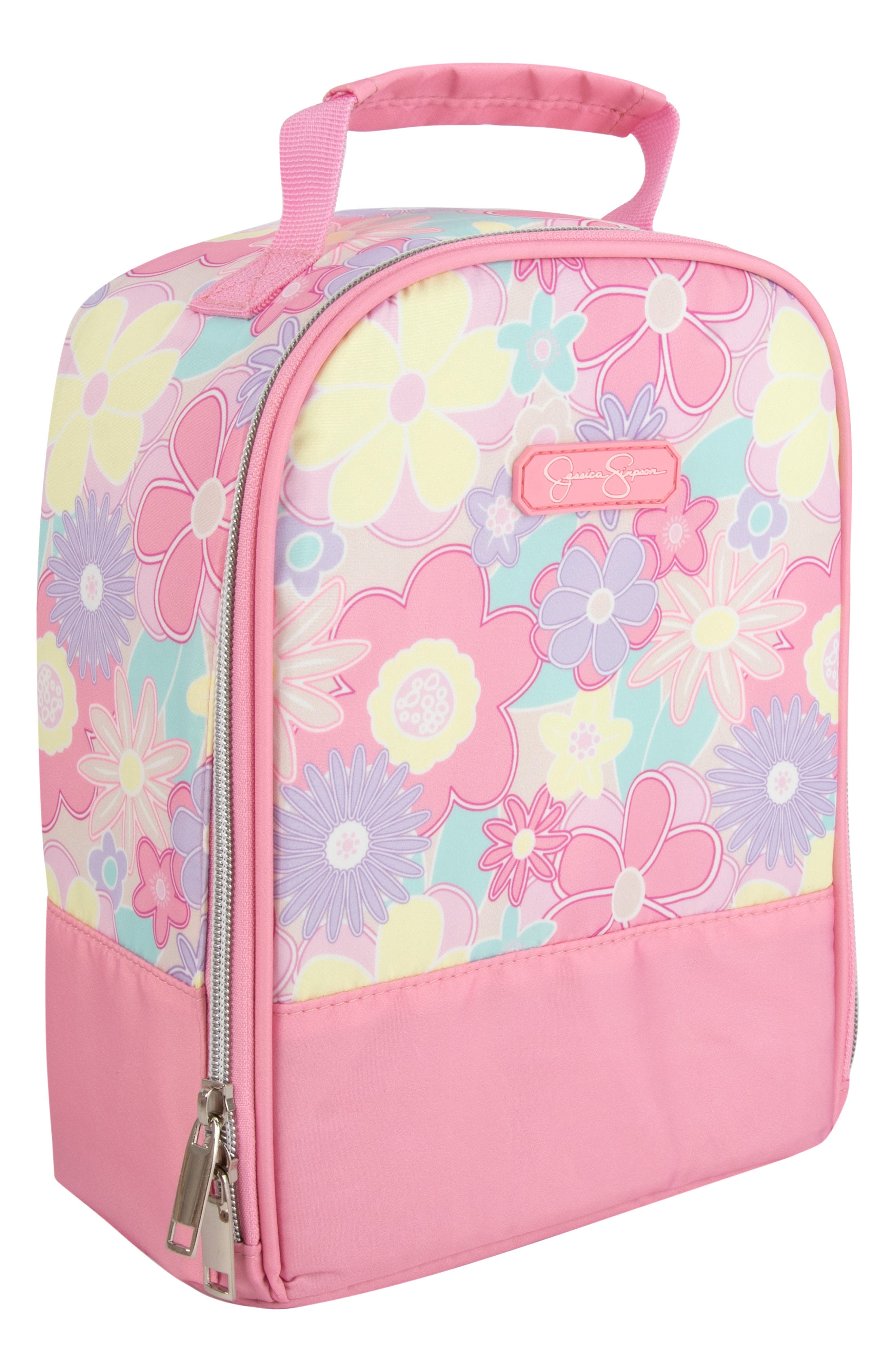 Jessica Simpson Kids' Floral Lunch Tote, Alternate, color, 