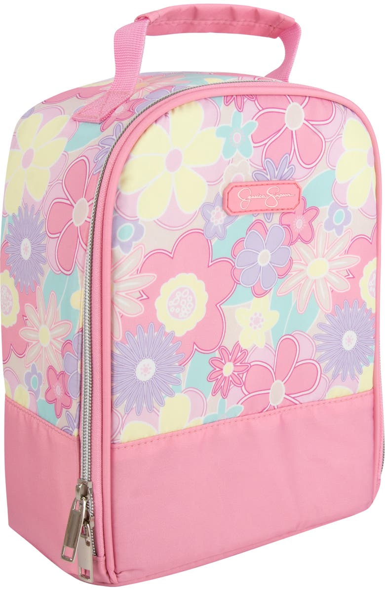 Jessica Simpson Kids' Floral Lunch Tote, Alternate, color,