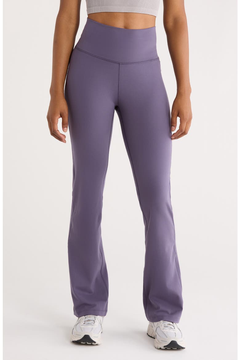 Maggie Bootcut Leggings, Main, color, FRENCH GRAPE