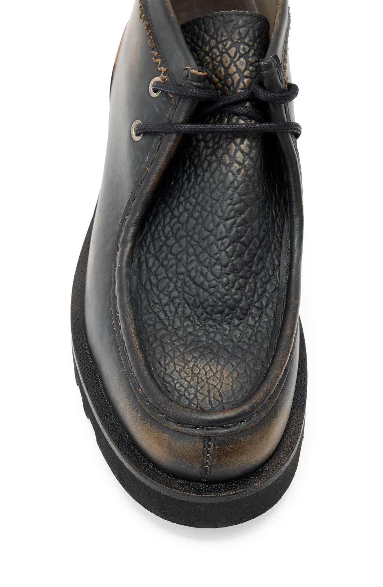 AllSaints Skiff Chukka Boot, Alternate, color, Black/ Brown