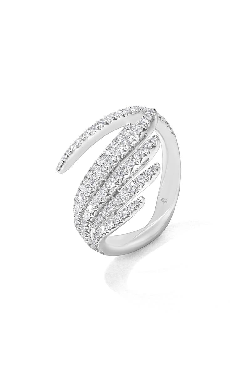 Vela Cocktail Ring, Main, color, WHITE GOLD/ DIAMOND