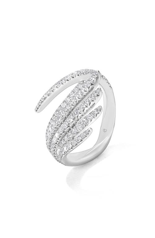 Shop Hearts On Fire Vela Cocktail Ring In White Gold
