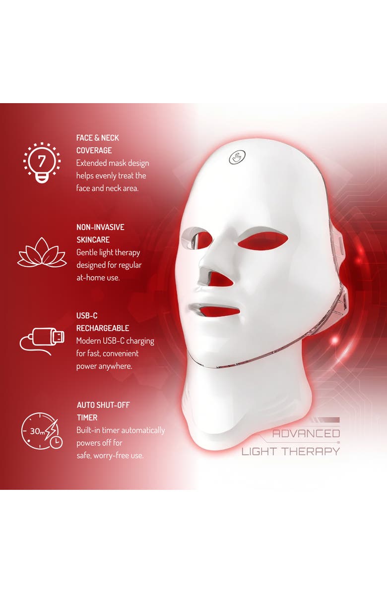 PURSONIC 7-in-1 LED Mask, Anti-Aging Serums & 7-Day Hyaluronic Acid, Alternate, color, Multicolor