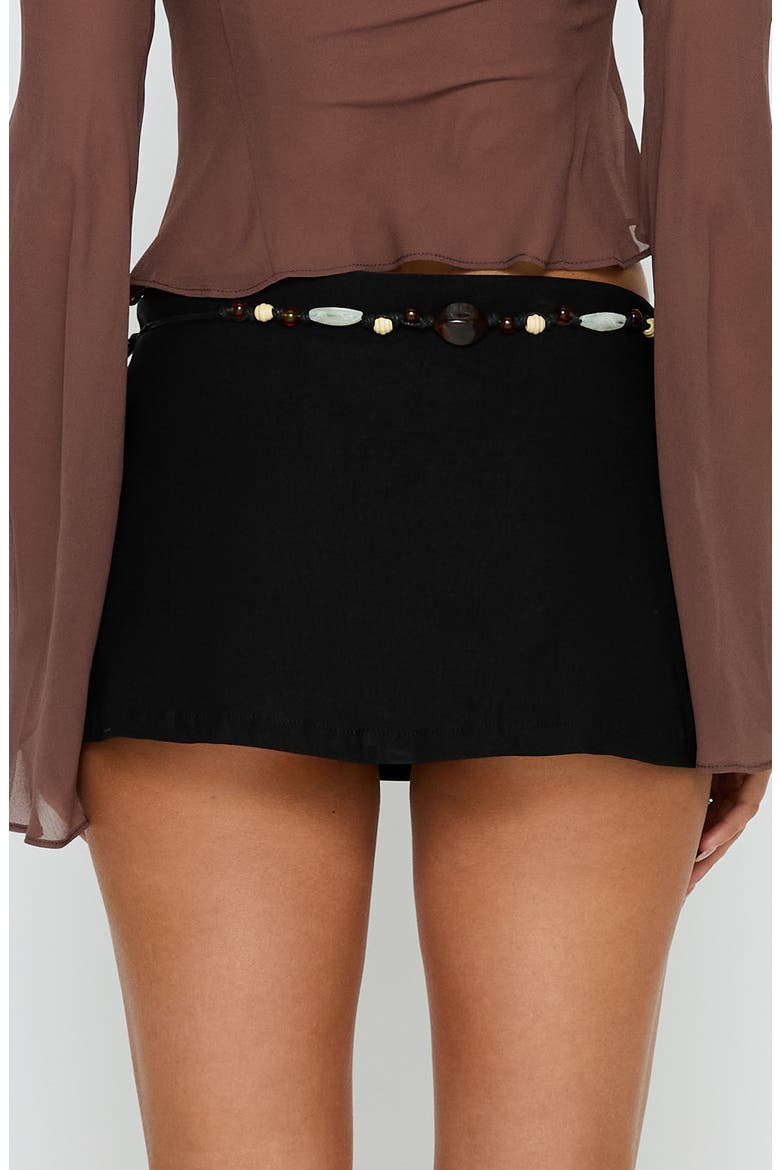 Rafaelita Beaded Skort, Alternate, color, BLACK