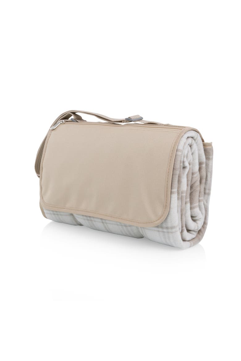 Blanket Tote XL Outdoor Picnic Blanket, Alternate, color, Neutral Plaid