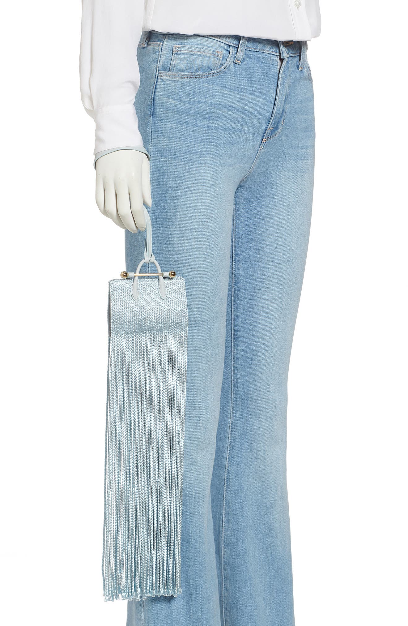 Strathberry x Xu Zhi Miniature Fringe Tote, Alternate, color, 