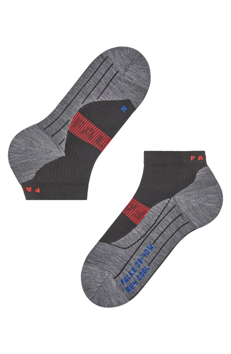 Falke RU4 Endurance Cool Short Running Socks, Alternate, color, Black